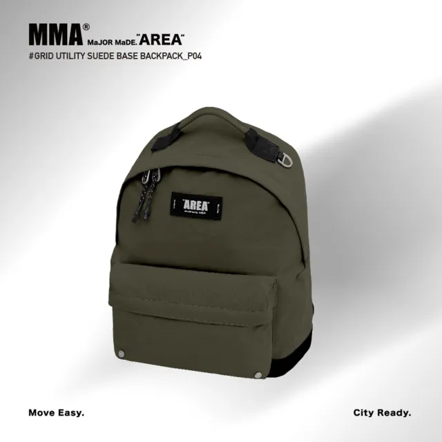 【MAJOR MADE】方格工裝麂皮底後背包(機能包/後背包/防潑水)