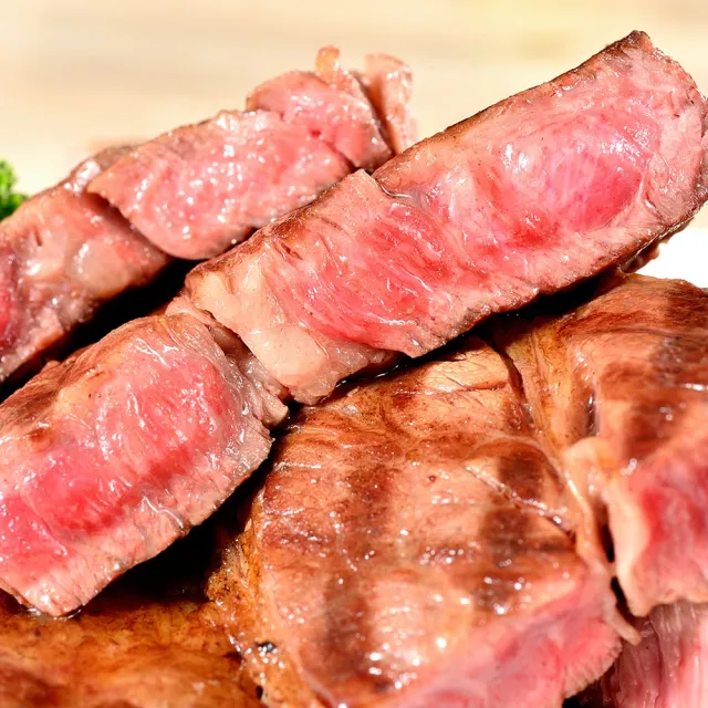 【鮮綠生活】美國Choice沙朗牛排16盎司 3片(450g±10%/片;烤肉、露營)