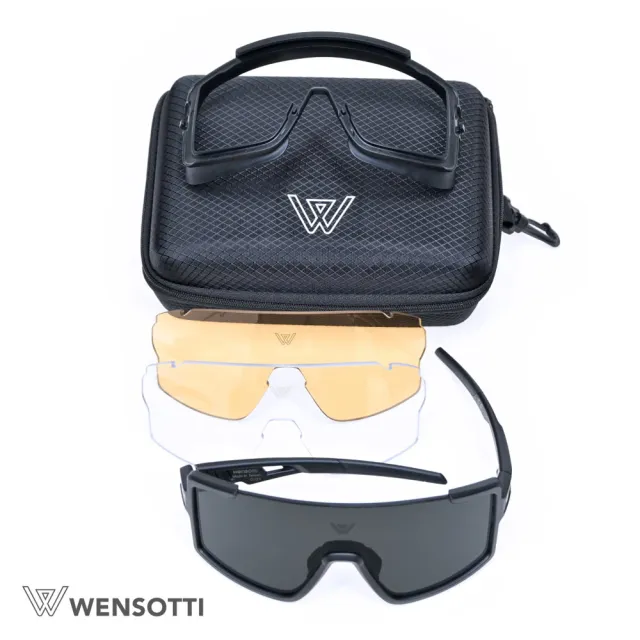 【Wensotti】TATTIC 軍用安全眼鏡 護目鏡 防護戰術眼鏡 太陽眼鏡(WI6004-M04含近視內框)