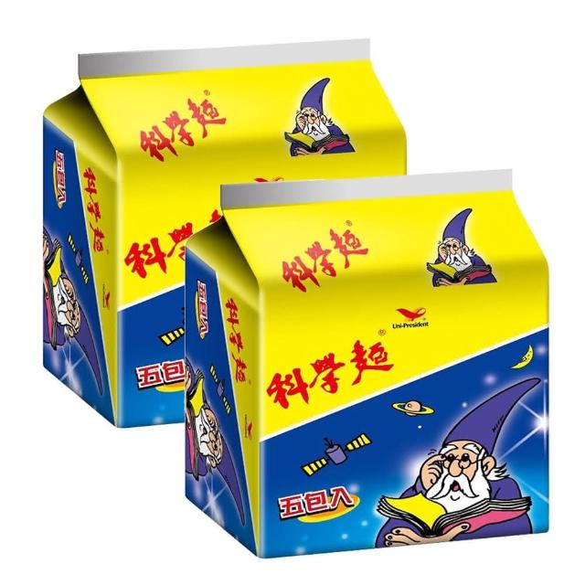 【科學麵】科學麵原味40gx5入 x2袋(共10入)  (TQF微笑標章)