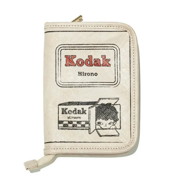 【KODAK Apparel】柯達 男女同款 零錢包 / KODAK X Hirono杜邦紙印花皮夾 共2色 / KB626001IVR KB626001YLW