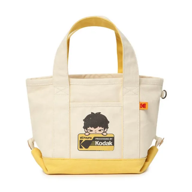 【KODAK Apparel】柯達 男女同款 托特包 / KODAK X Hirono  小野印花 手提袋 / KB624014MUL KB624014YLW