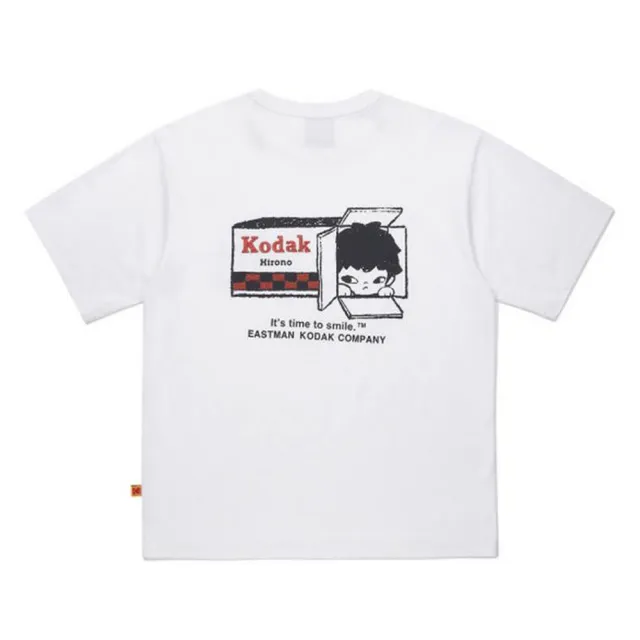 【KODAK Apparel】柯達 男女同款 短袖T恤 KODAK X Hirono 背後小野印花 共3色 / KB602037