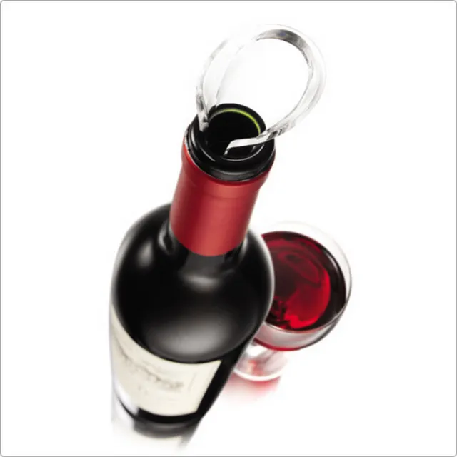 【VACU VIN】荷蘭 Crystal 不滴漏注酒器 黑2入 / 引酒器 倒酒器 酒嘴