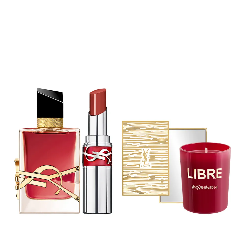 【YSL】官方直營 限量沁心之果香氛誘光唇彩組(沁心之果香水 50ML+情挑誘光水唇膏 219 沁心之果)