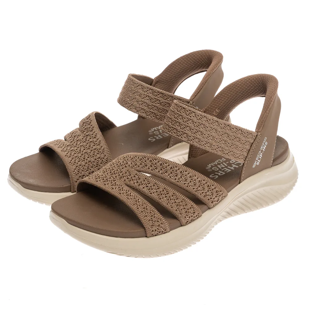 【SKECHERS】女鞋 休閒系列 涼拖鞋 涼鞋 拖鞋 瞬穿舒適科技 ULTRA FLEX 3.0 SANDAL (164054MOC)