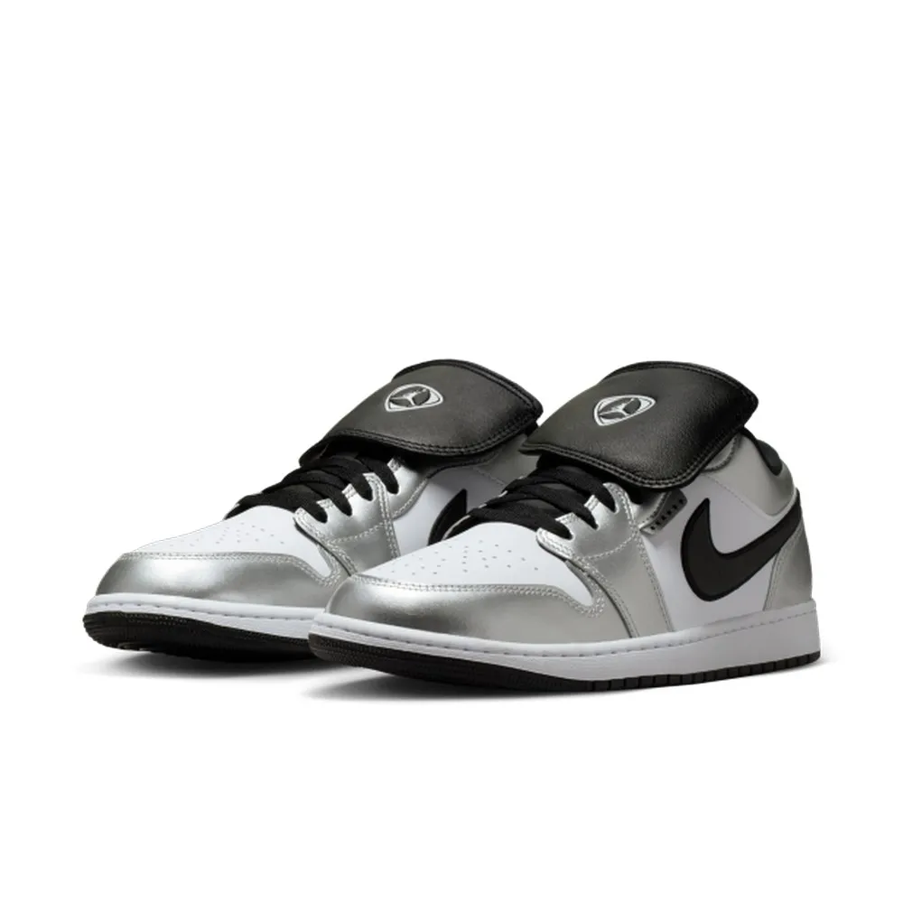 【NIKE 耐吉】運動鞋 籃球鞋 男鞋 AIR JORDAN 1 LOW SE AJ1 抓地力 足球風格 銀 (IR2278100)