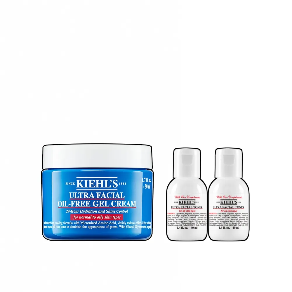 【Kiehl’s 契爾氏】官方直營 冰河醣蛋白吸油水感凝凍50ml(Kiehl’s)