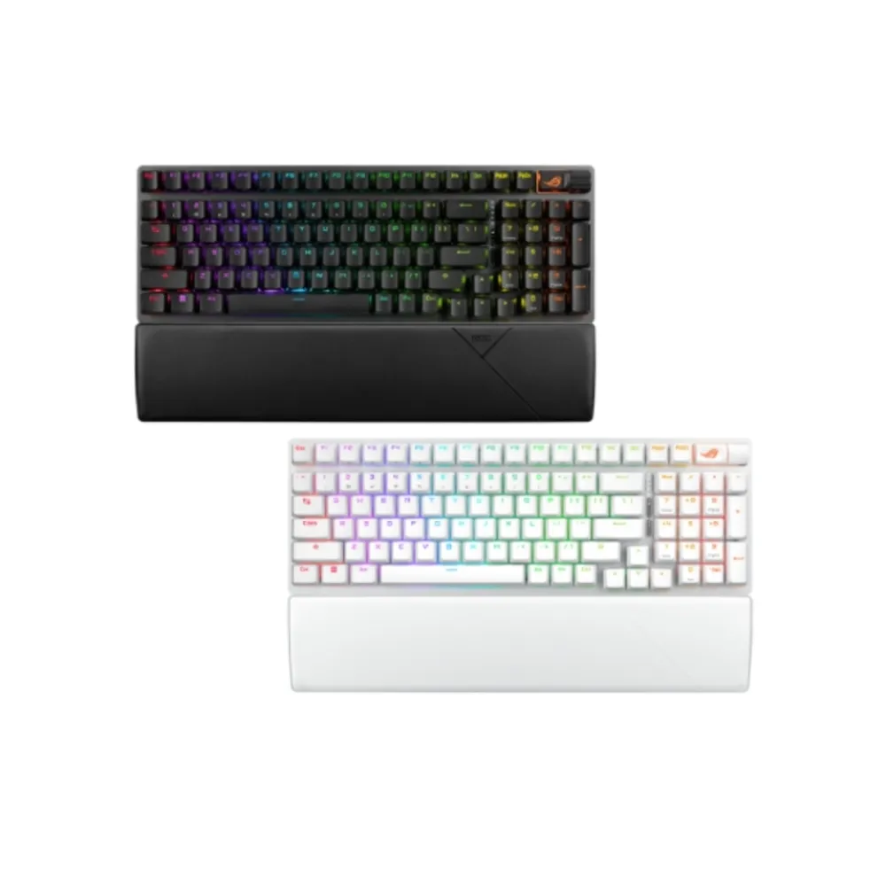 【ASUS 華碩】Strix Scope II 96 Wireless 無線機械電競鍵盤 黑/白 (NX SM軸/三模連接/PBT中文)