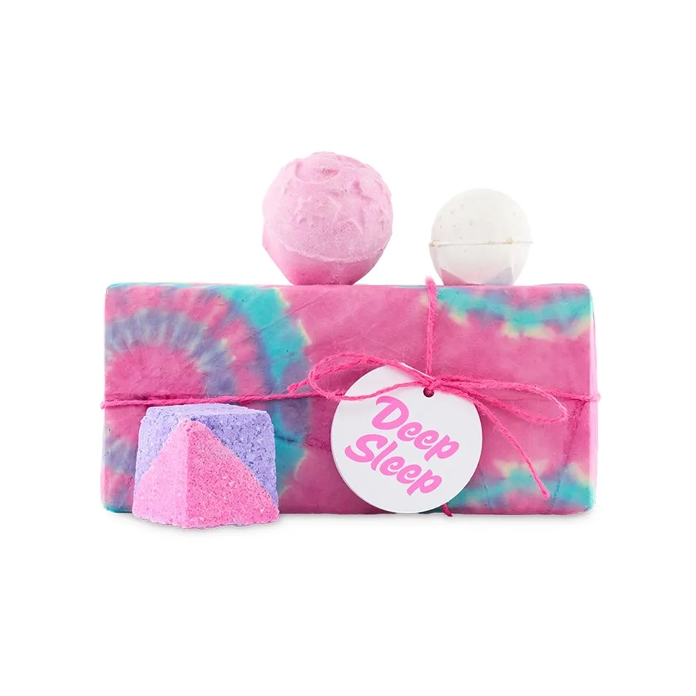 【LUSH 嵐舒】甜睡時光禮盒 泡澡禮盒(3款泡澡球/薰衣草/花香/洋甘菊/母親節禮物/送禮)