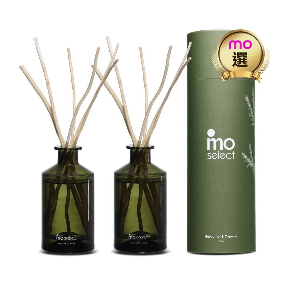 【mo select】植萃精油天然柳枝擴香禮盒2入(mo選/香氛/精油擴香/送禮/居家香氛/交換禮物)