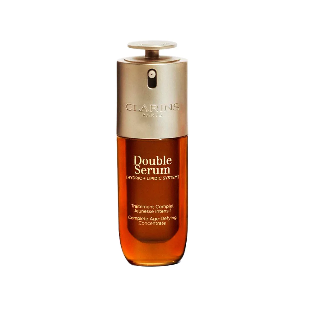 即期品【CLARINS 克蘭詩】經典黃金雙萃精華50ml (黃金雙萃緊緻光采組/黃金雙激萃)