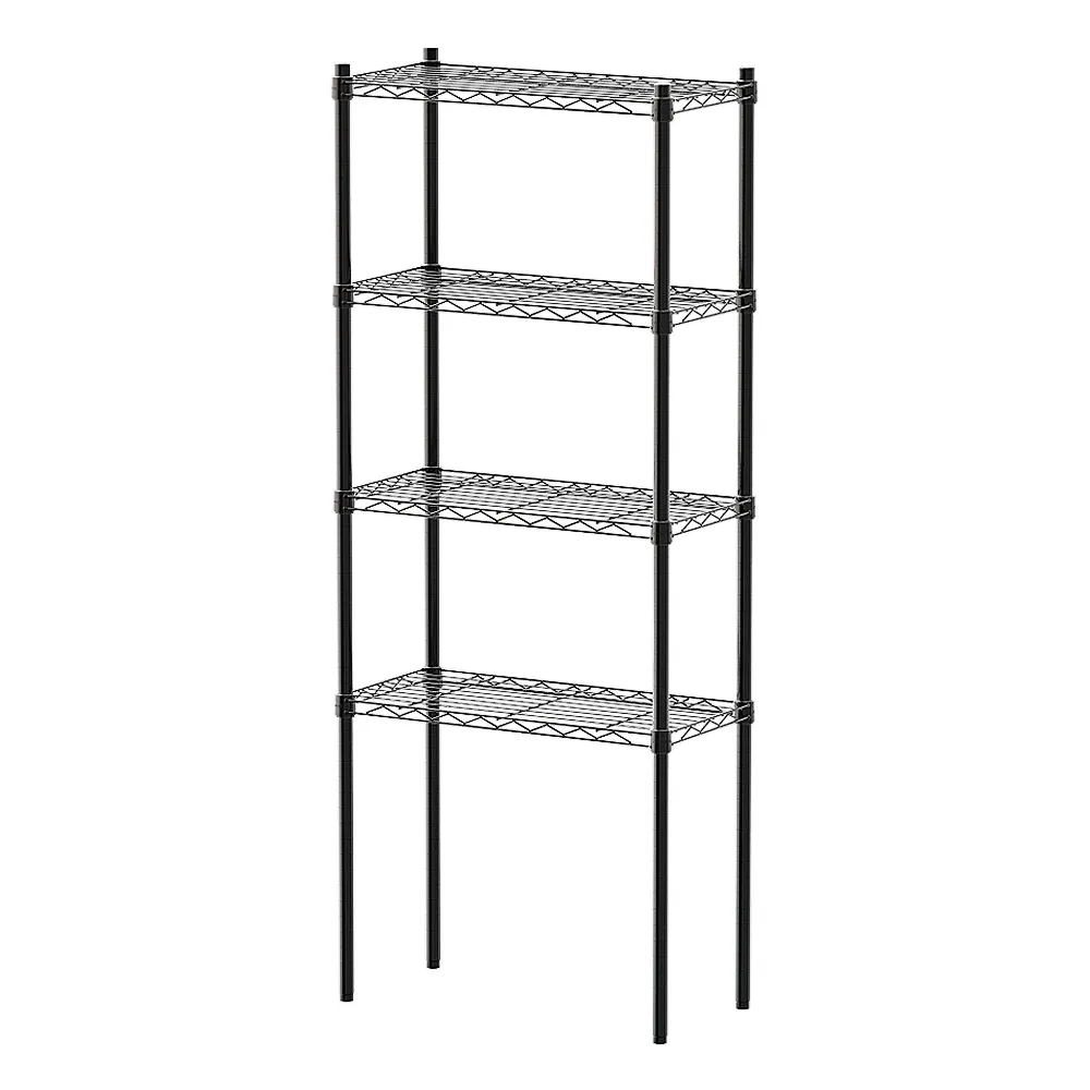 【dayneeds 日需百備】輕型 60x30x150公分烤漆四層架(鐵力士架/收納層架/鞋架/展示架/層架/鐵架)