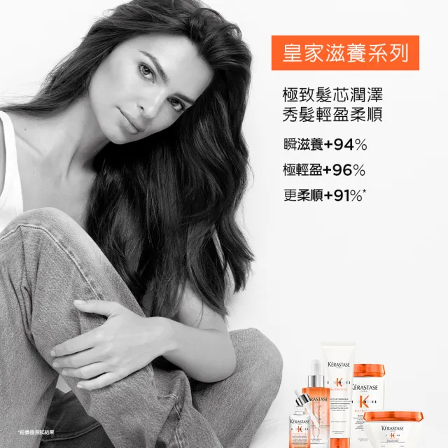 【KERASTASE 巴黎卡詩】皇家滋養熱活精華150ml(柔順/抗毛躁/潤澤/修護/頭髮保養/免沖洗護髮)
