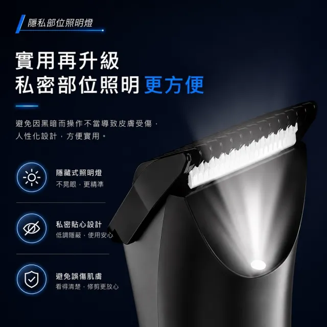 【SAMPO 聲寶】男士電動修毛刀/體毛刀/除毛刀/修鬢角刀(EB-Z2211WL)