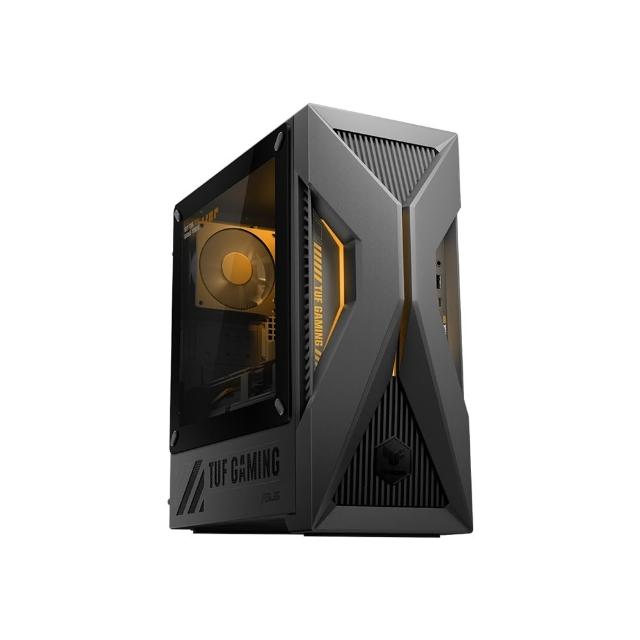 【ASUS 華碩】R7 八核 RX9060XT 電競電腦(Ryzen 7-260/16G/1TB SSD/W11/500W/H-TM500MH-0R7260130W6A/透側)
