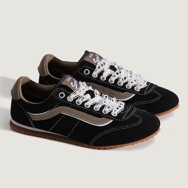 【VANS】官方旗艦 Super Lowpro 蕾絲黑色滑板鞋 休閒鞋