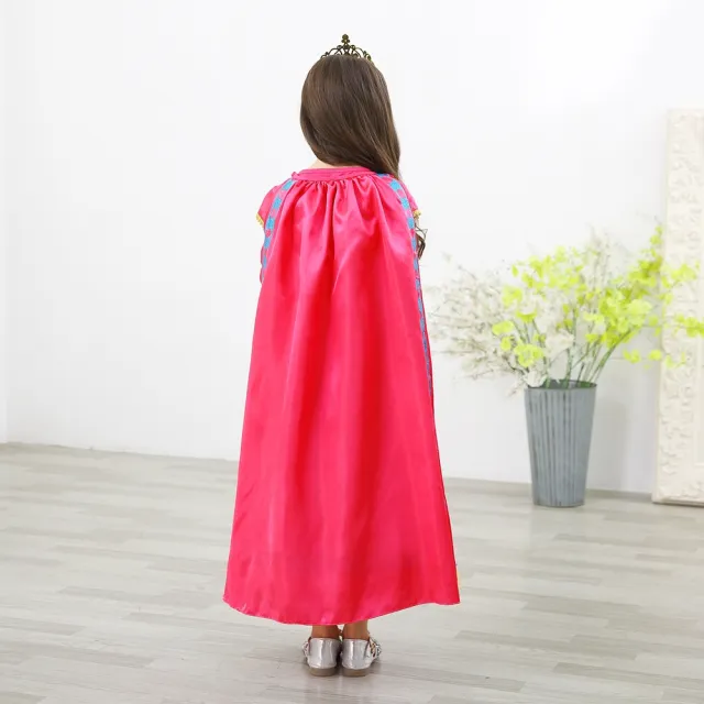 【橘魔法】桃紅阿拉丁公主服 大童 女童 兒童 童裝 洋裝 萬聖節服裝 披風 角色扮演 表演 戲劇 茉莉公主 印度