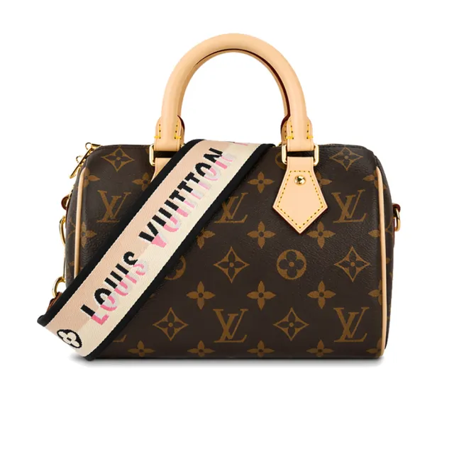 【Louis Vuitton 路易威登】Speedy Bandouliere20 Monogram帆布波士頓包(任選)