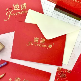 【SEASON 四季紙品禮品】邀請卡(紅) 18K 慶祝 邀約 IK2506-61~66