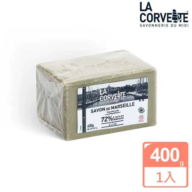 【La Corvette】經典橄欖油馬賽皂400g