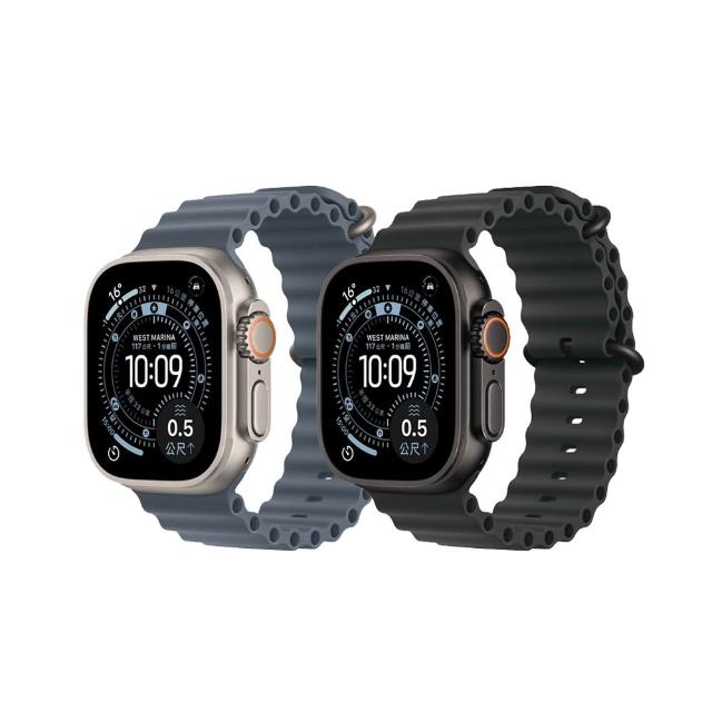 【Apple】Apple Watch Ultra3 2025 GPS+行動網路 49mm(鈦金屬錶殼搭配海洋錶帶)