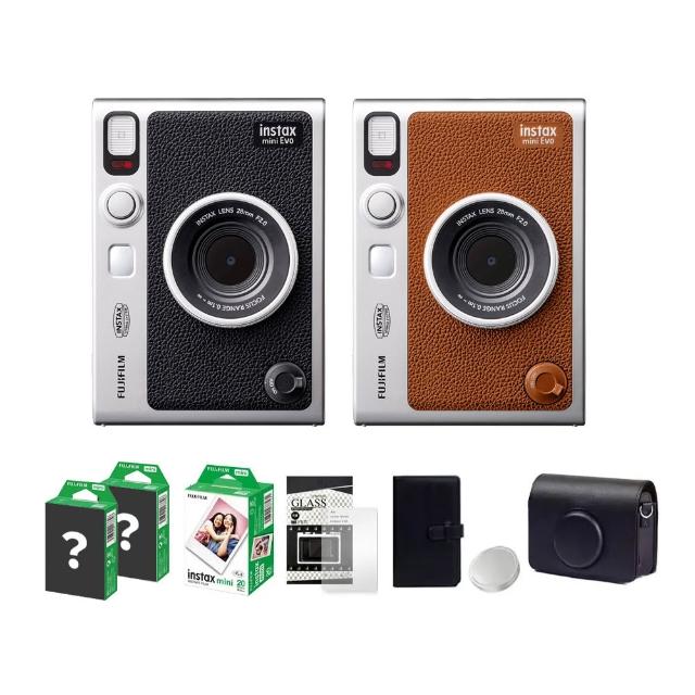 【FUJIFILM 富士】Instax Mini EVO 混合式數位拍立得相機 原廠公司貨(專用皮套40張底片相冊..豪華組)