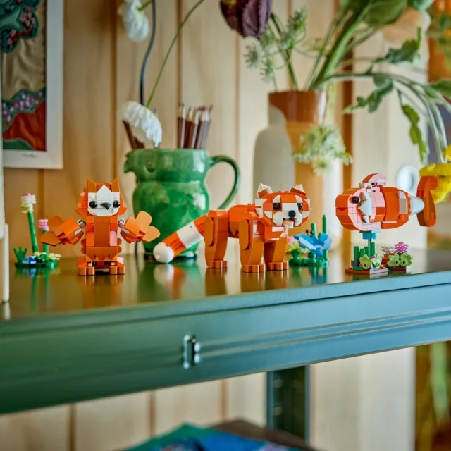 【LEGO 樂高】創意百變系列3合1 31394 可愛動物：小貓熊(momo獨家 三合一玩具 禮物 動物玩具)