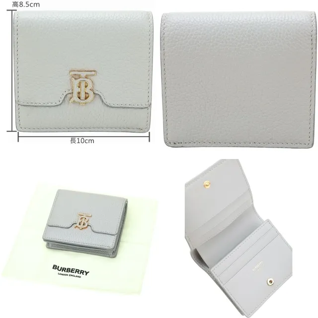 【BURBERRY 巴寶莉】TB 經典牛皮短夾(多款可選)