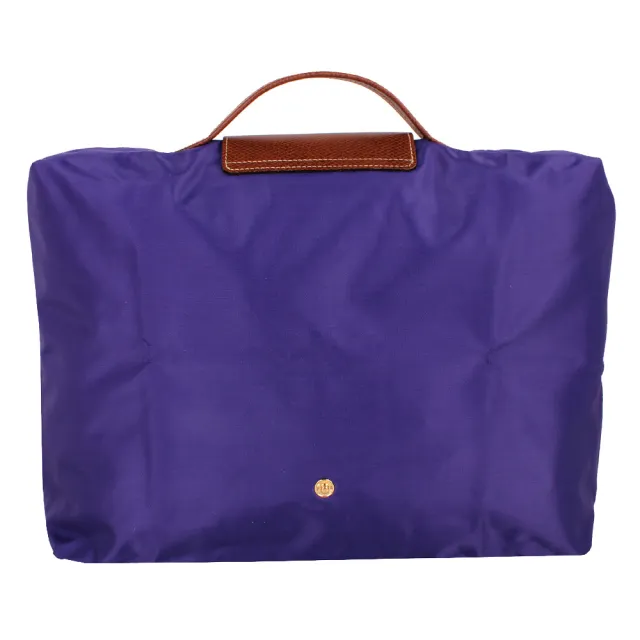 【LONGCHAMP】Le pliage系列拉鍊摺疊公事包(紫水晶)