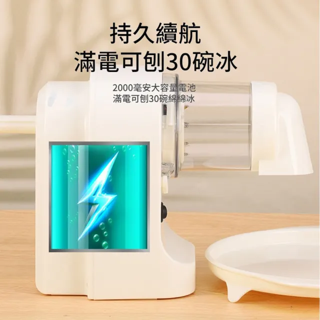 【ANTIAN】電動綿綿冰雪花碎冰機 迷你便攜刨冰機 家用沙冰機 製冰機 製冰器
