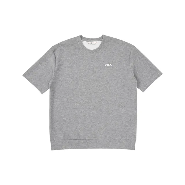 【FILA】男短袖圓領T恤-花灰 1TEA-5427-MY