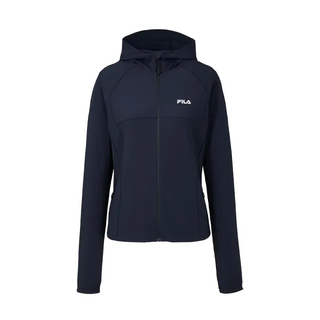 【FILA】女針織外套-丈青 5JKA-5333-NV