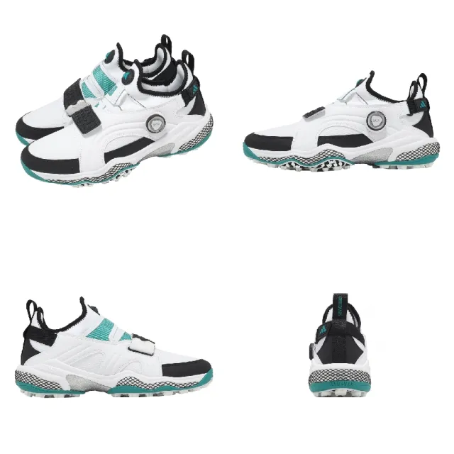 【adidas 愛迪達】高爾夫球鞋 Codechaos 25 Mid BOA 男鞋 女鞋 白 防水鞋面 旋鈕 魔鬼氈 JP5187