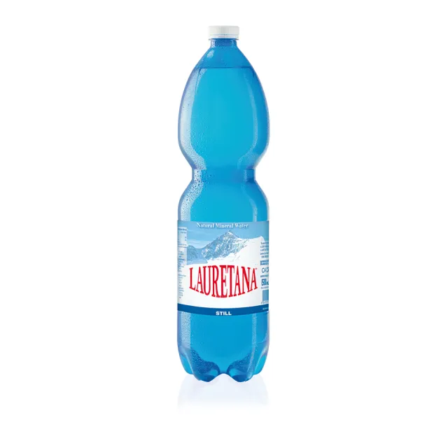 即期品【LAURETANA 蘿莉塔娜】義大利 天然冰河水 塑膠瓶 1500mlx6入(冰河水 收縮膜官方直營)