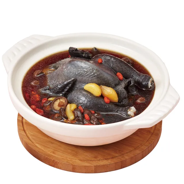 【老爺酒店集團】北投老爺酒店 黑蒜美人燉雞湯-2200g(固形物800g/賞星鮮嚴選)