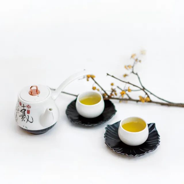 【TALES 神話言】自敘酌墨-自敘帖品茗茶具組4人-1壺1茶海4杯4碟(文創 禮品 禮物 收藏)