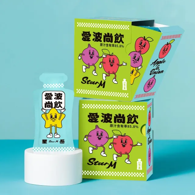 【StarM 星岳】愛波尚飲-蘋果洋蔥水15包/盒 親子良品