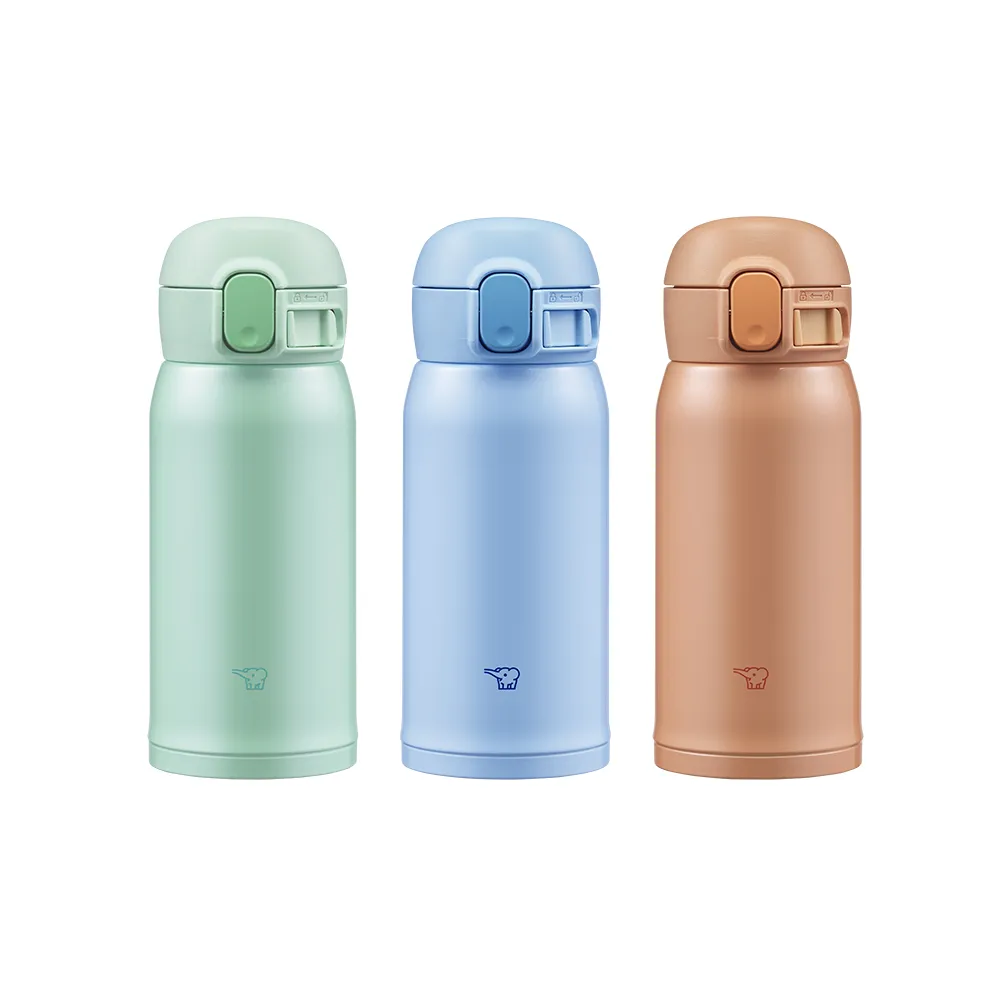 【ZOJIRUSHI 象印】不鏽鋼一體式中栓 保溫杯- 360ml(SM-WR36E 保溫瓶/保冰/環保杯)