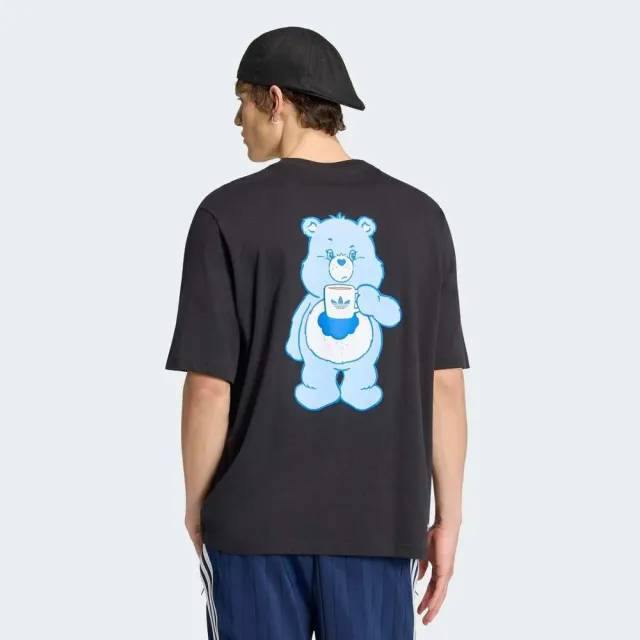 【adidas 愛迪達】Big Cb Os Tee 男 T恤 運動上衣 休閒短袖 黑 亞版 純棉(IA4539)