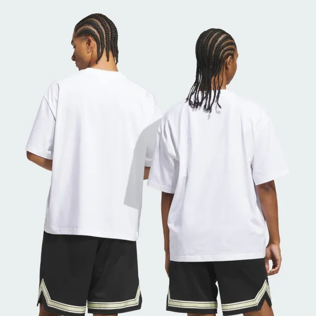 【adidas 愛迪達】Wwh 1 World Tee 男女 T恤 運動上衣 休閒短袖 白 亞版(KS8207)