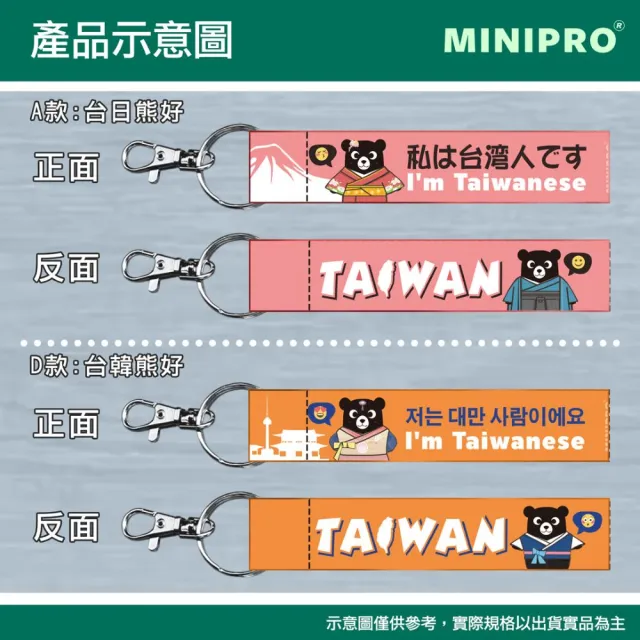 【MINIPRO】織帶鑰匙圈(飄帶/鑰匙圈/吊飾/掛飾/鑰匙扣/吊牌)