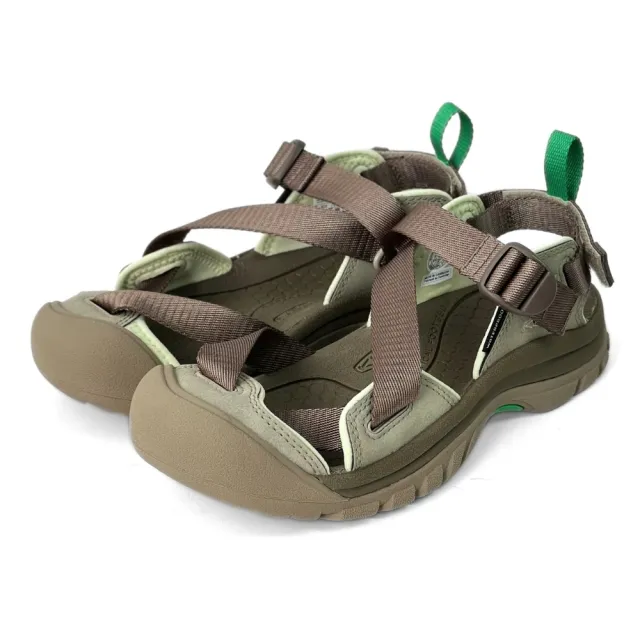 【KEEN】ZERRAPORT II OPEN YY聯名 交叉織帶運動涼鞋 女 溯溪涉水登山防滑護指休閒機能鞋