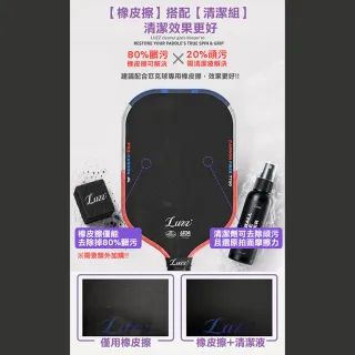 【Luzz】匹克球拍專業清潔保養套裝 球拍清潔噴霧 pickleball 定期保養 擦拭海綿 球拍修復除汙