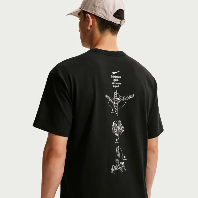 【NIKE 耐吉】短袖上衣 男 AS M NSW GFX TEE 運動 休閒 寬鬆 中磅 短T 黑 (IW1194010)