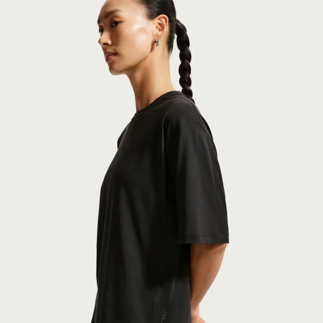 【NIKE 耐吉】短袖上衣 女 AS W NK DF 24.7 IS LGT SS TOP 運動 休閒 Dri-FIT 黑 (IQ9333010)