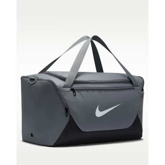 【NIKE 耐吉】旅行包 男 女 NK BRSLA S DUFF - X 運動包 行李袋 大容量 灰 (IB4394084)