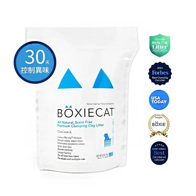 【BOXIECAT 博識貓】黏土凝結貓砂16LB(貓砂 天然黏土 礦砂)