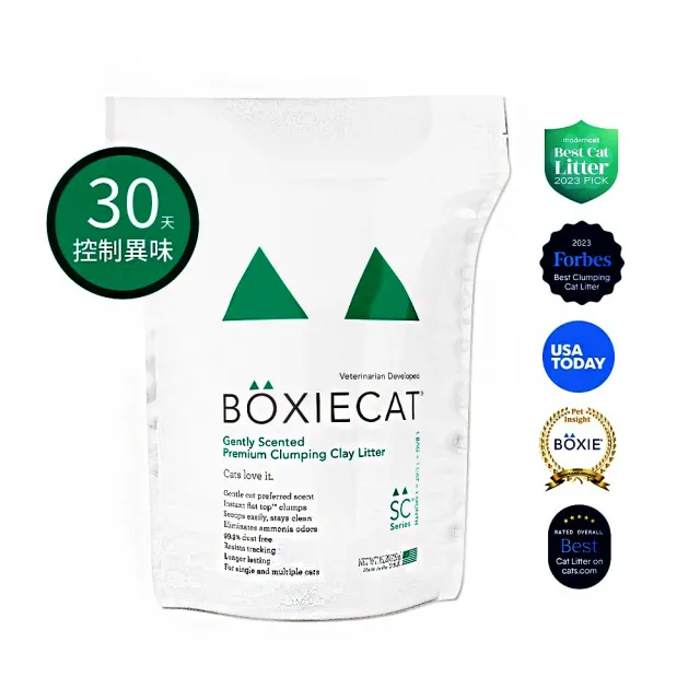 【BOXIECAT 博識貓】黏土凝結貓砂16LB(貓砂 天然黏土 礦砂)
