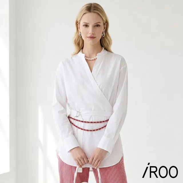 【iROO】簡約時尚長袖上衣